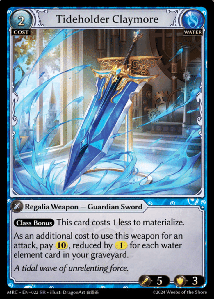 Creative Shock - Grand Archive Water Nico Deck Tech