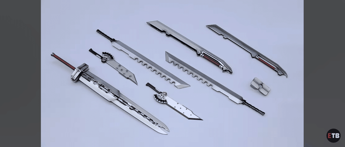ゆわページ　　play arts改 ffvii ac 合体剣 FINAL FANTASY VII ADVENT CHILDREN 限定BOX「ADVENT PIECES