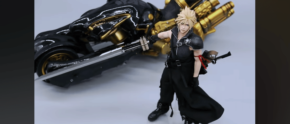 GAMETOYS Cloud ＋セフィロス戦の合体剣付き Gametoys studio - Final