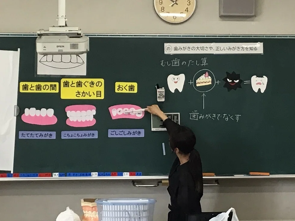 3年生 歯磨き指導｜戎小学校