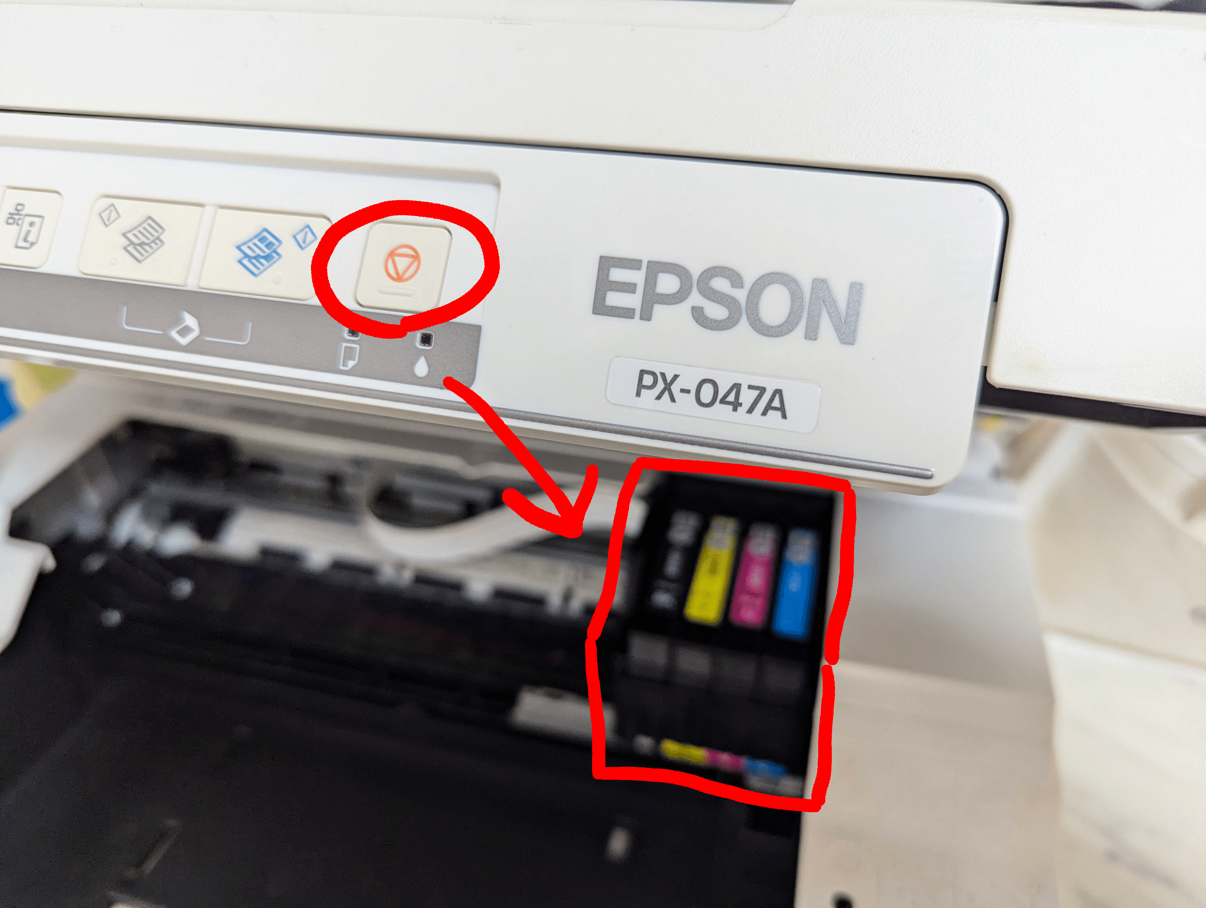 EPSON ビジネスプリンター PX-M6011F【黒色が目詰まり/ジャンク品