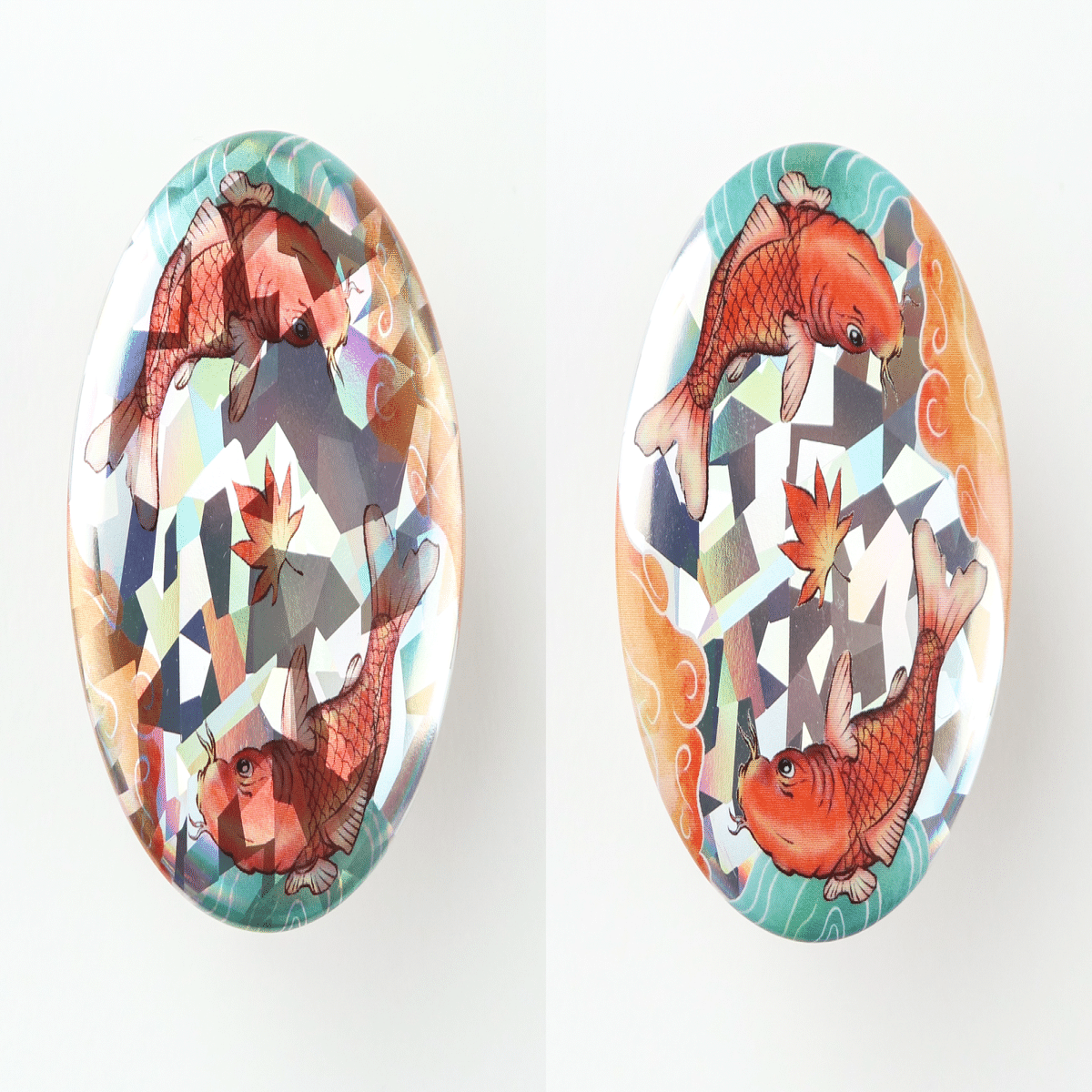 缶バッジの素材を比較！オーロラやホログラムってどんな仕上がり