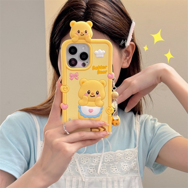 BTS Butter ワイヤレスイヤホンケース 黒/黄色 BTS|グローバルスーパー