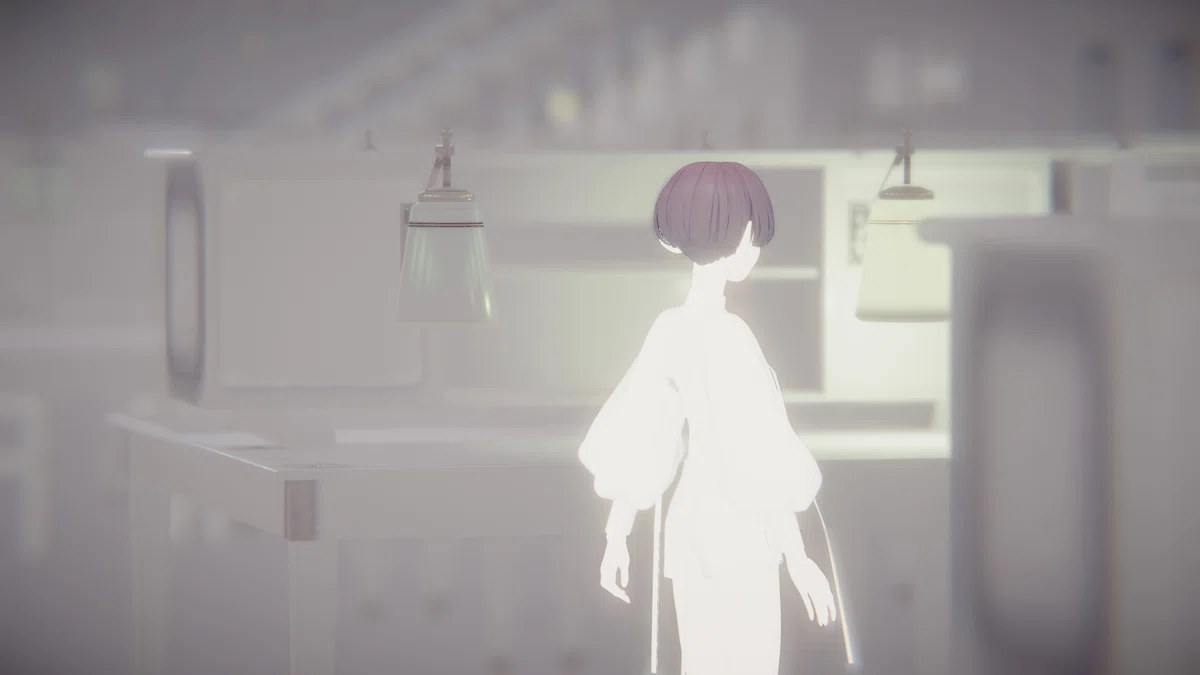 Vrchat White Robe 【VRChat_world】White Library|yoruyori