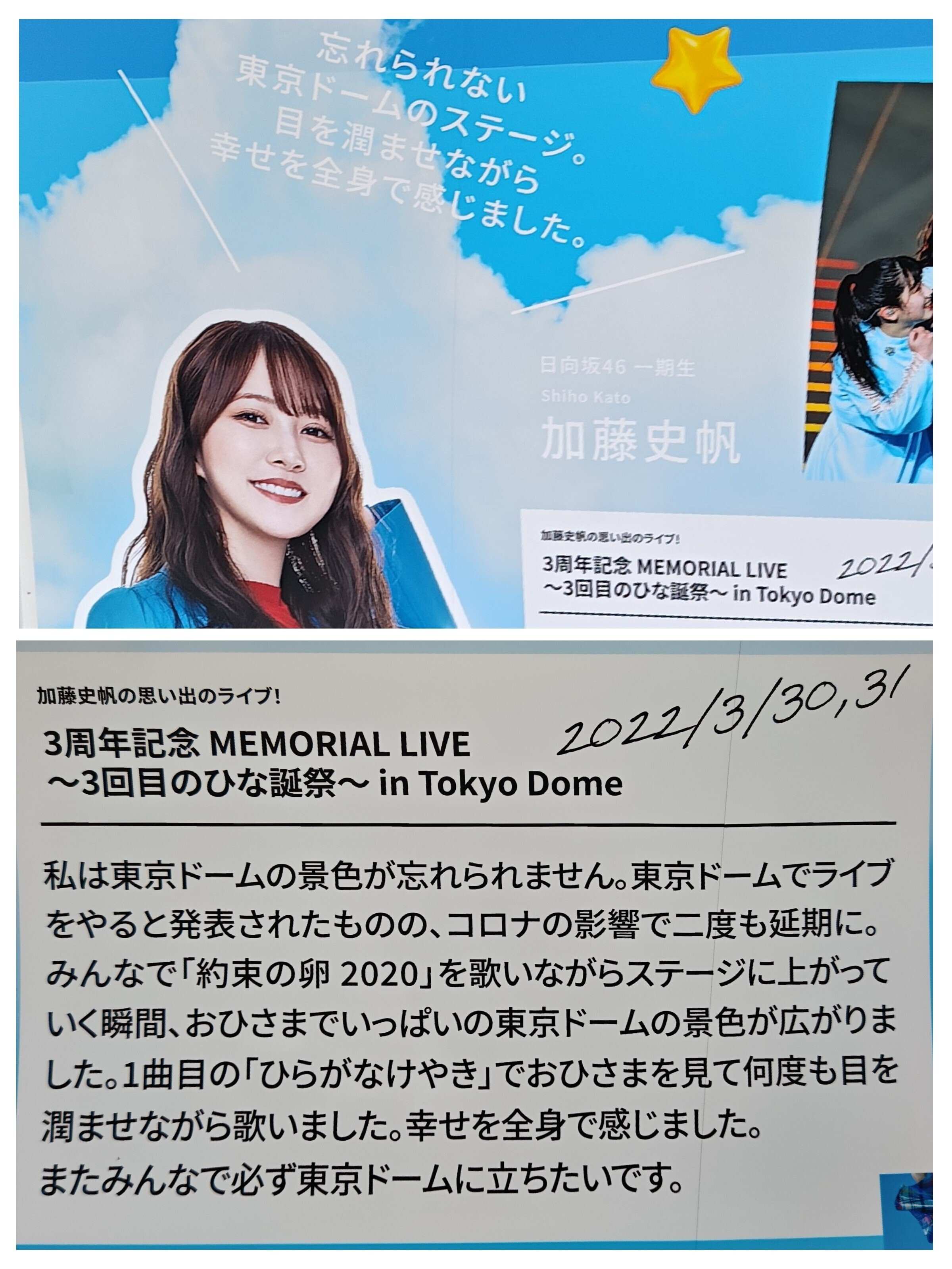 松田好花 4回目のひな誕祭 黄色衣装 直筆サイン 生写真 松田好花 4回目のひな誕祭 黄色衣装 直筆サイン 生写真