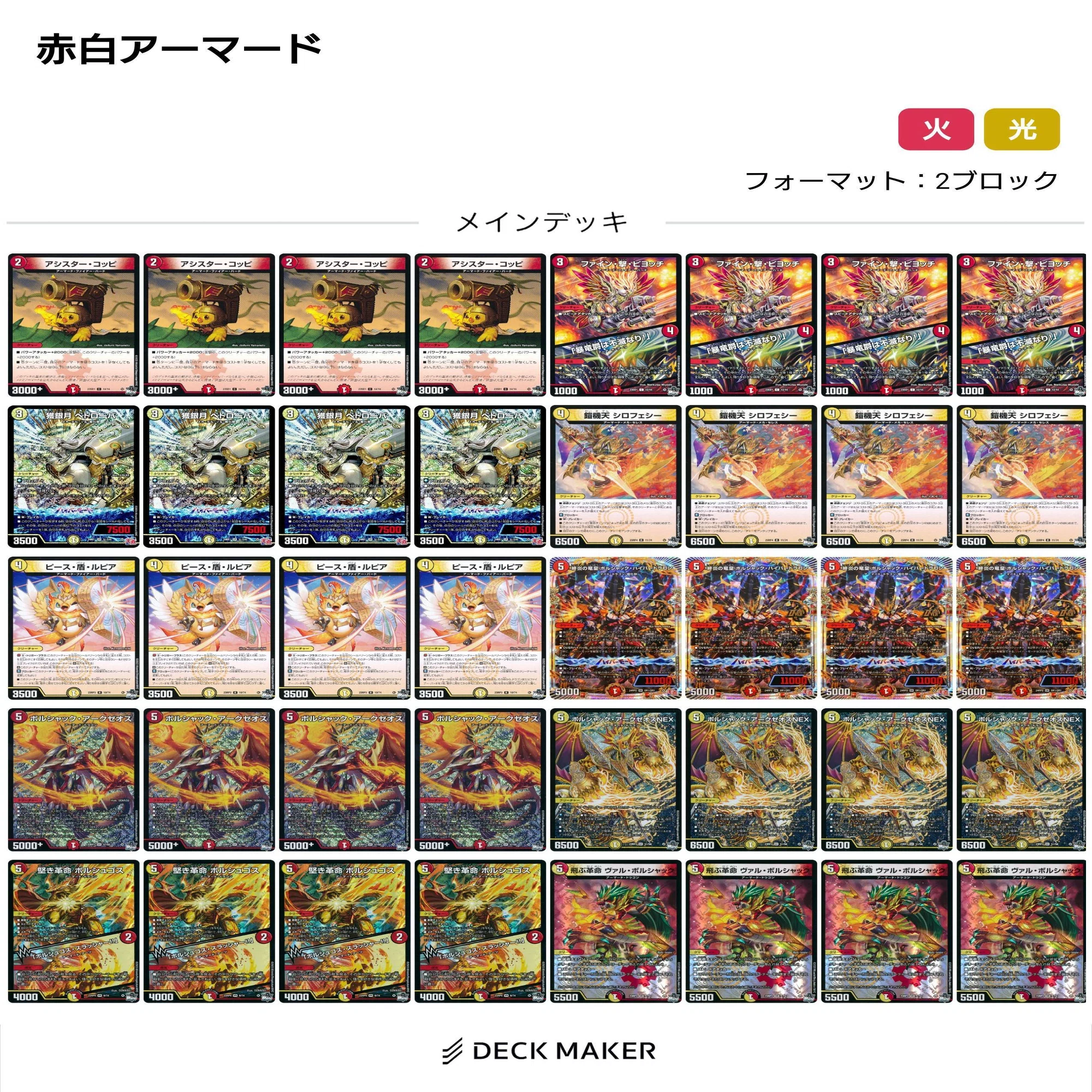 赤白アーマード（2ブロック）｜クロネコ