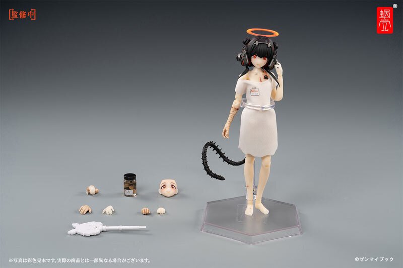 ダークで儚げな3人の美少女たちの可動フィギュア！ゼンマイ