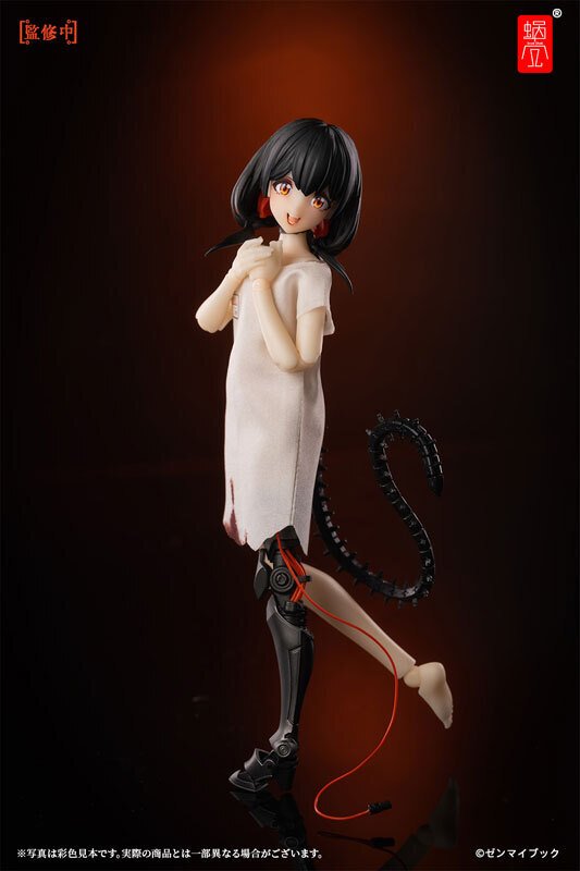 ダークで儚げな3人の美少女たちの可動フィギュア！ゼンマイ