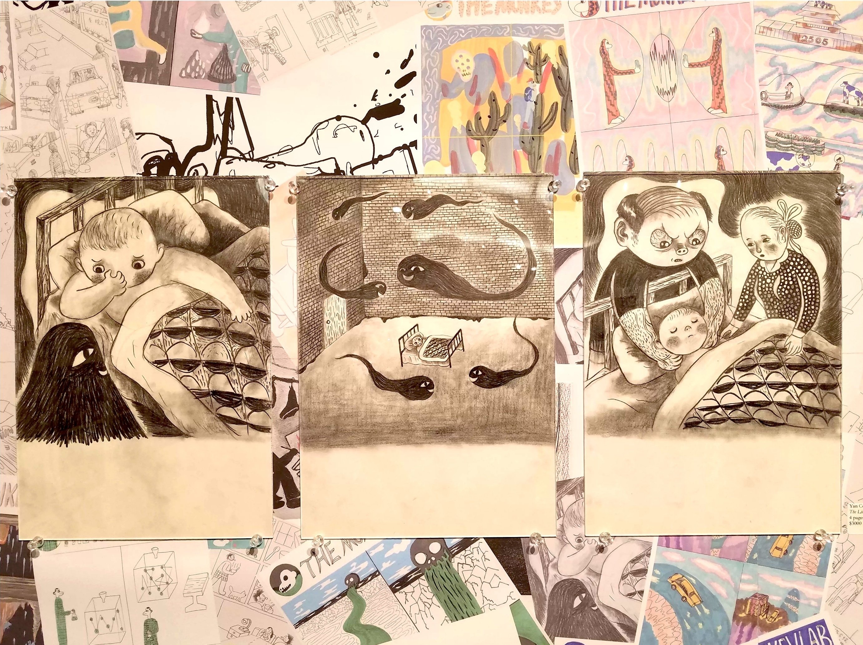 アウトサイダー・アート The last session is with @midorifuruhashi #Translucen-ZPaper