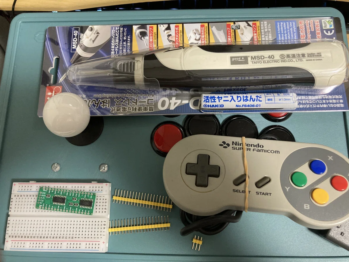SFC用アケコンを作りたい｜d(