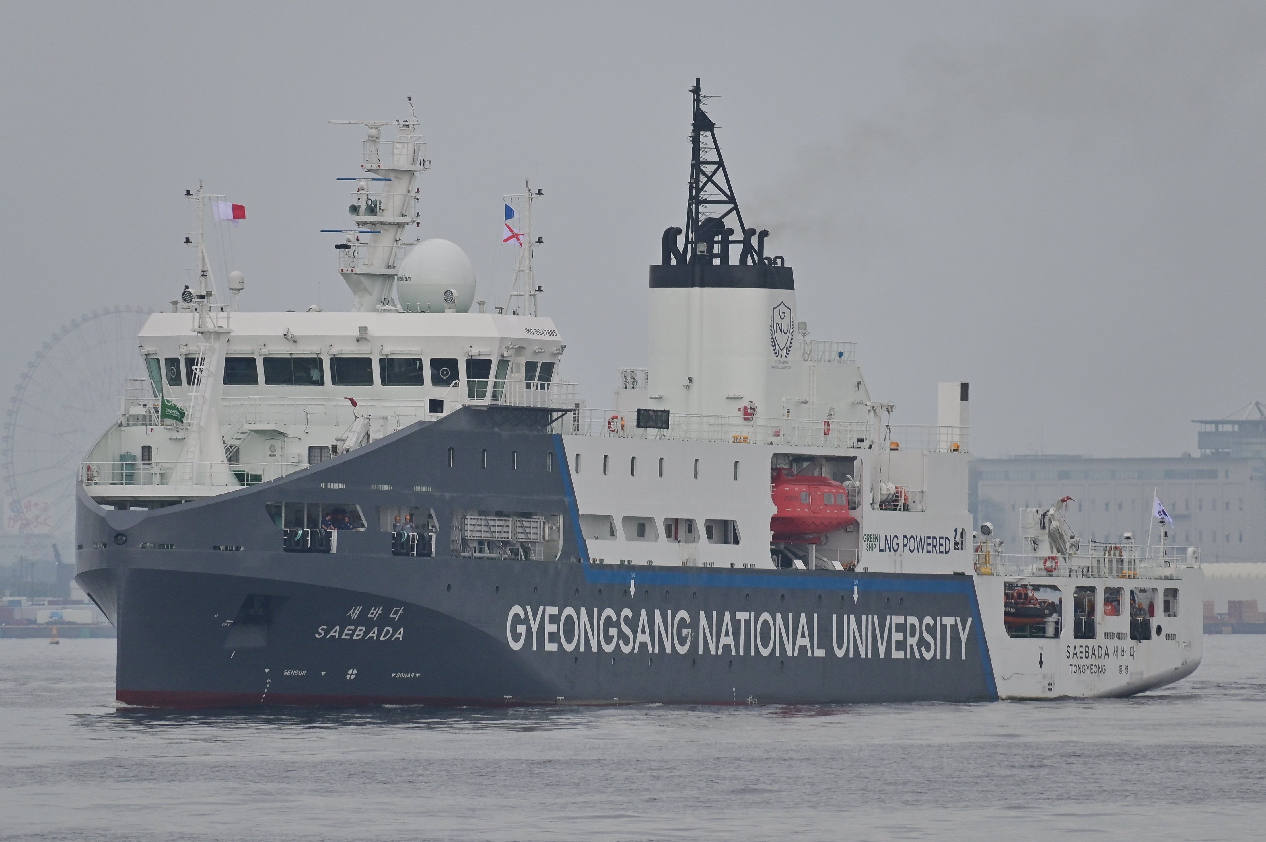 LNG燃料漁業実習船「セバダ」が東京港に入港｜ユキカゼ（深水千翔）