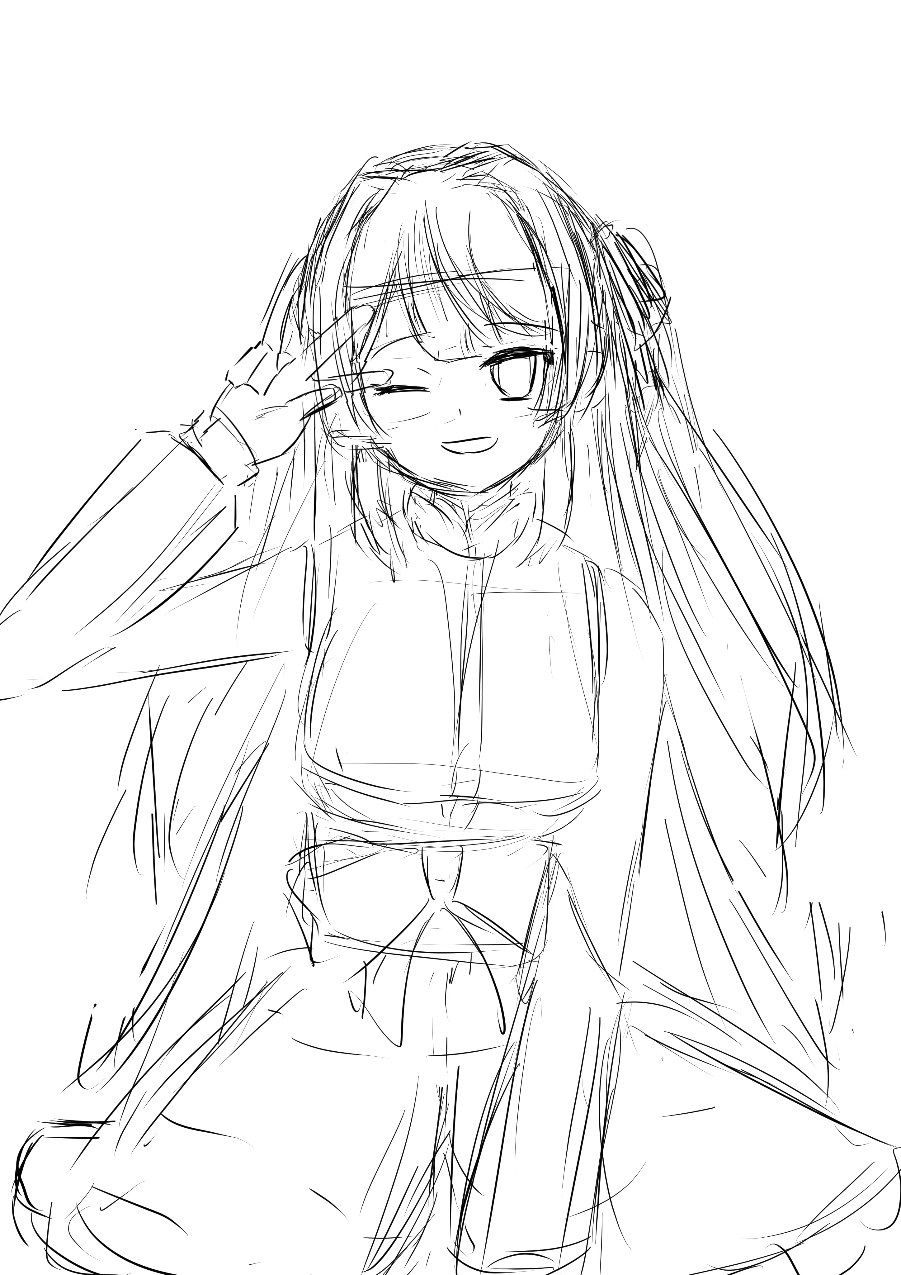 Illustration Practice] No. 111 My Favorite V｜もかな