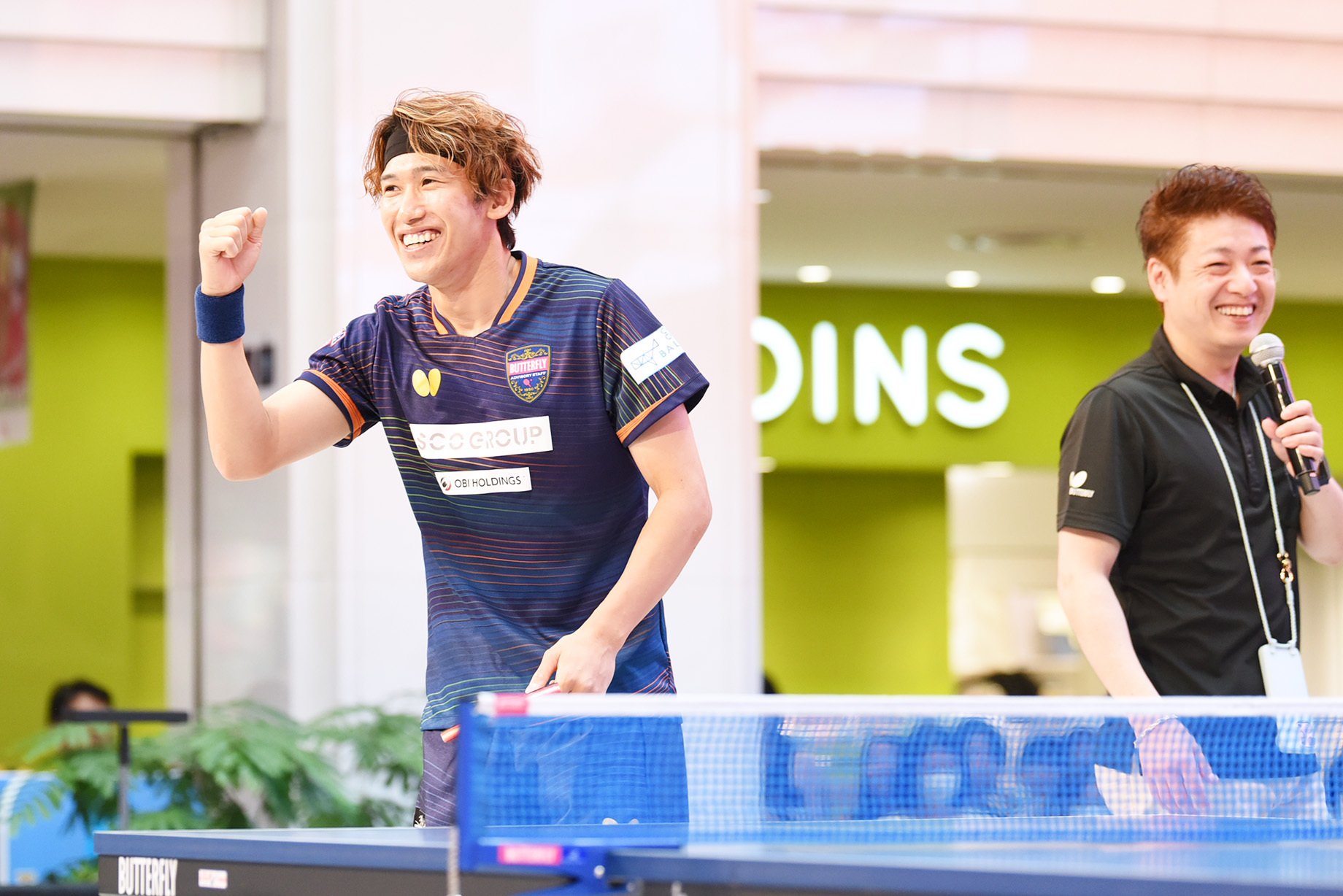 水谷隼＆バタフライ 契約20周年記念卓球イベントレポート｜バタフライ
