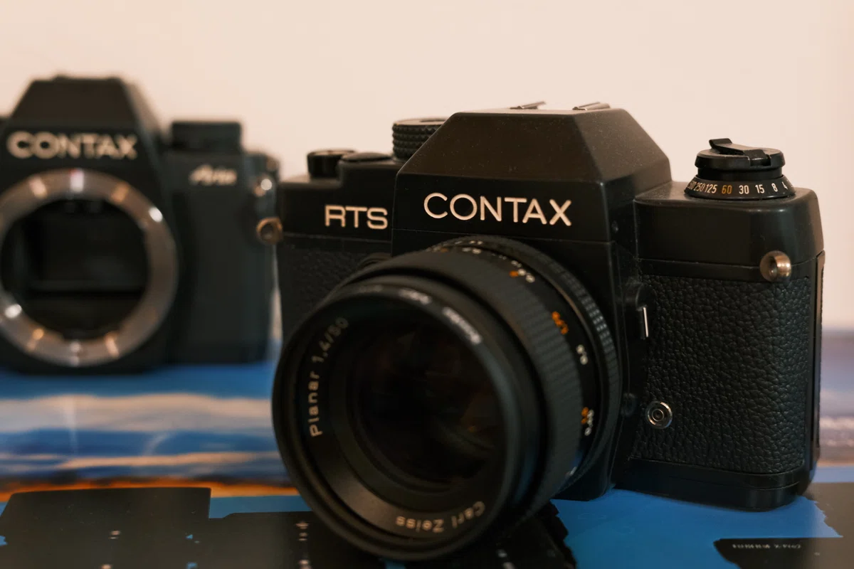 CONTAX RTSⅡ カールツァイス プラナー50mm1.4 MMJ フィルム（CONTAX 