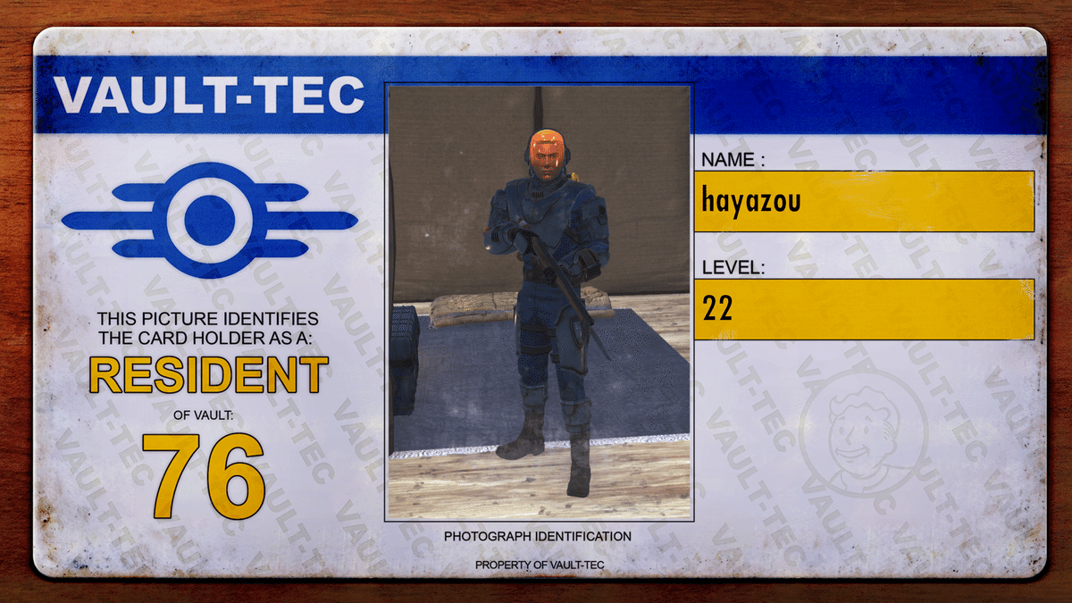 Fallout76で楽しむファッション（レベル22～51まで）｜早川 勇太