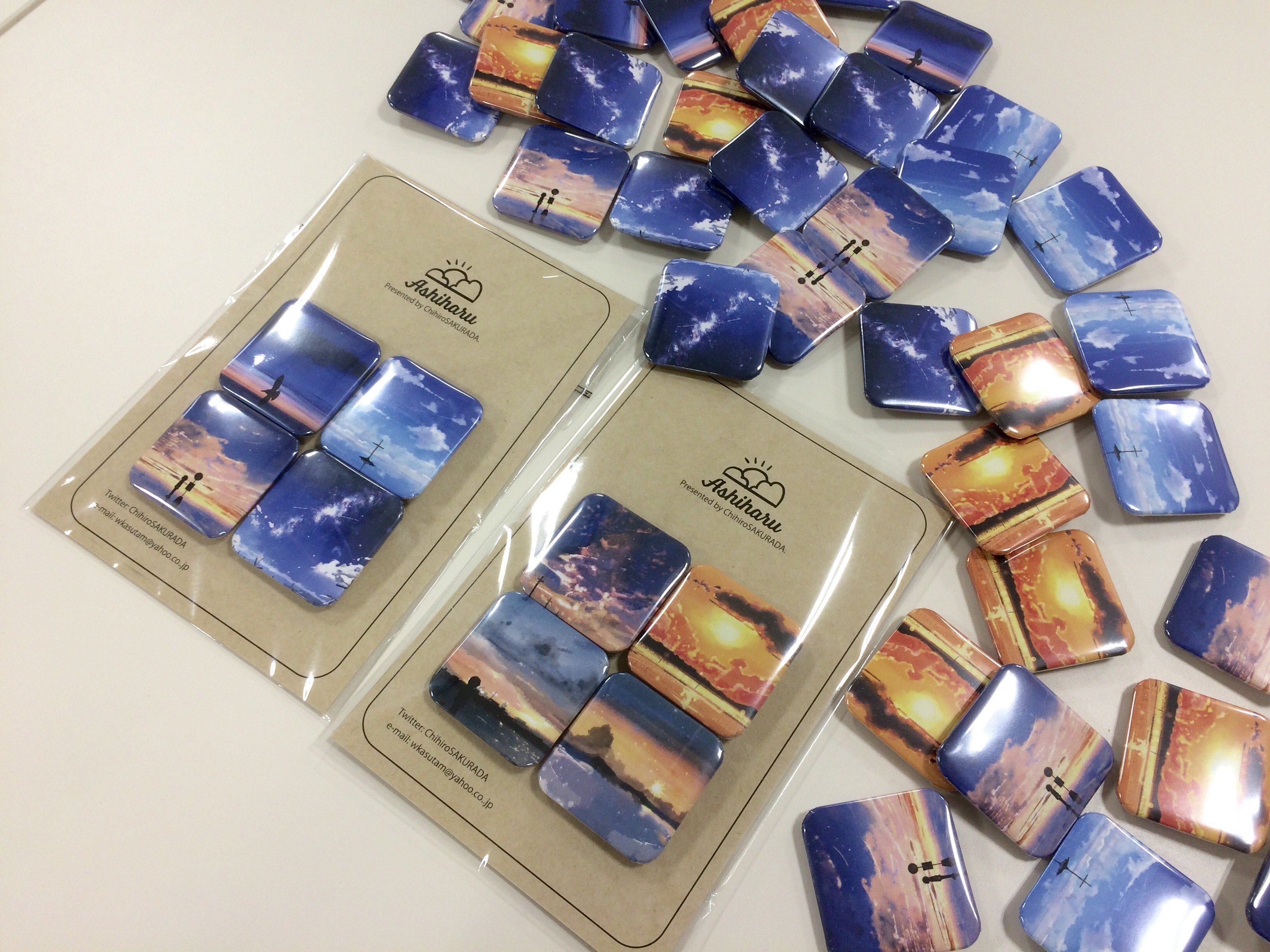 空の絵をグッズにする｜桜田千尋