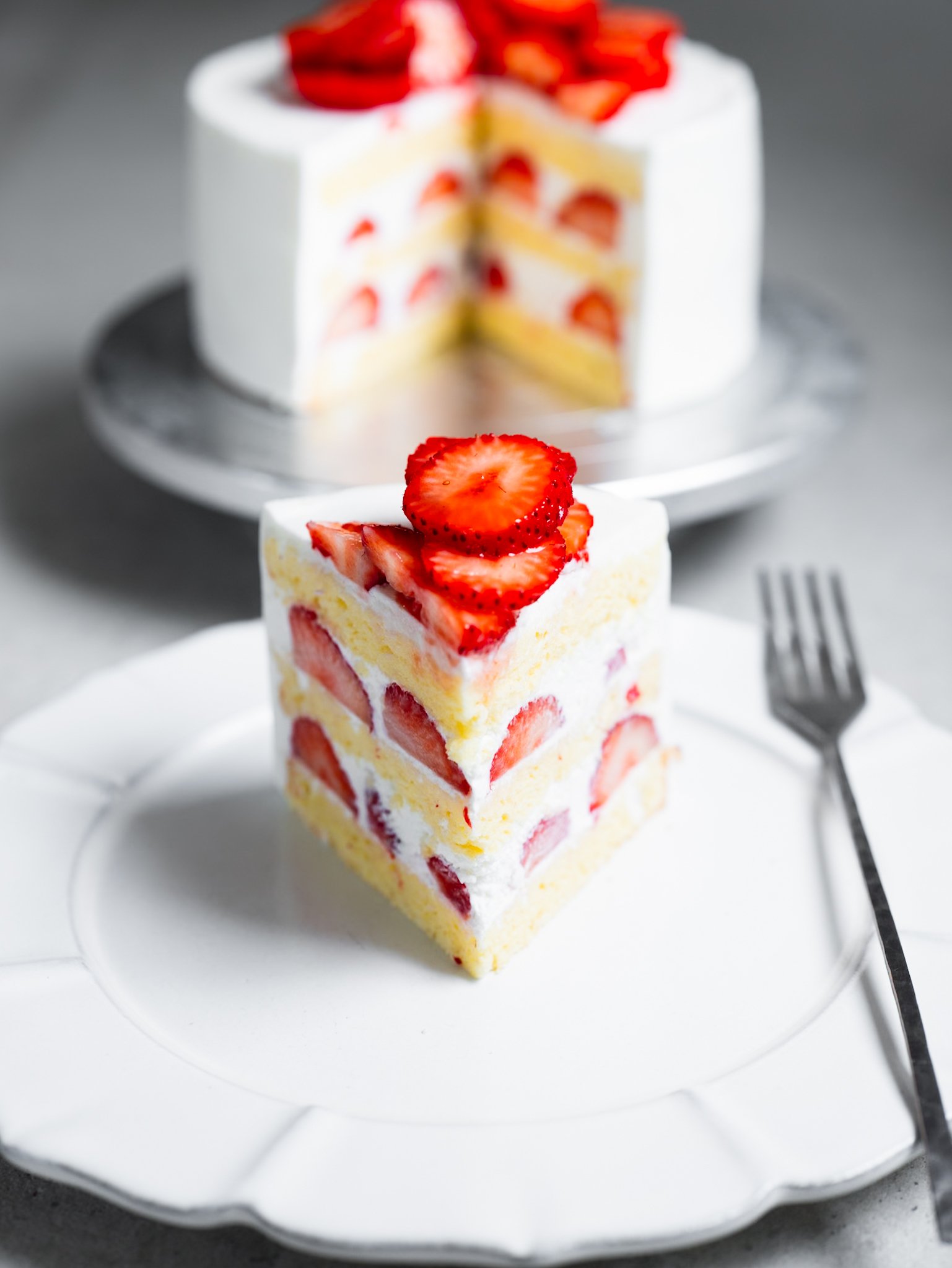 図解】断面のきれいなショートケーキの組み立て方｜Satoru | @simopygo