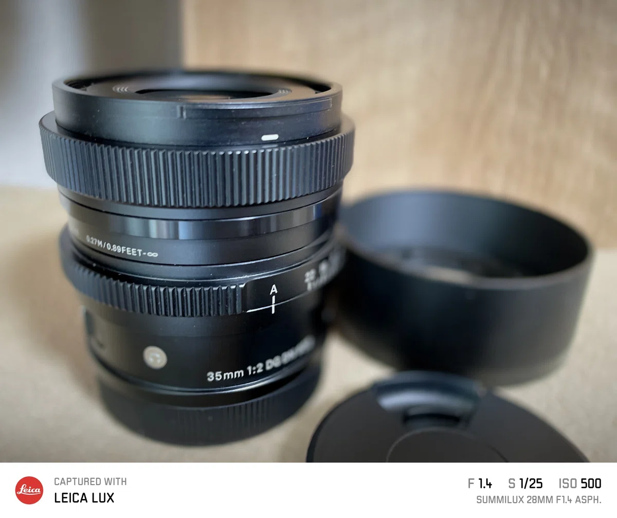 SIGMA Contemporary 35mm F2 DG DN｜tatsumine