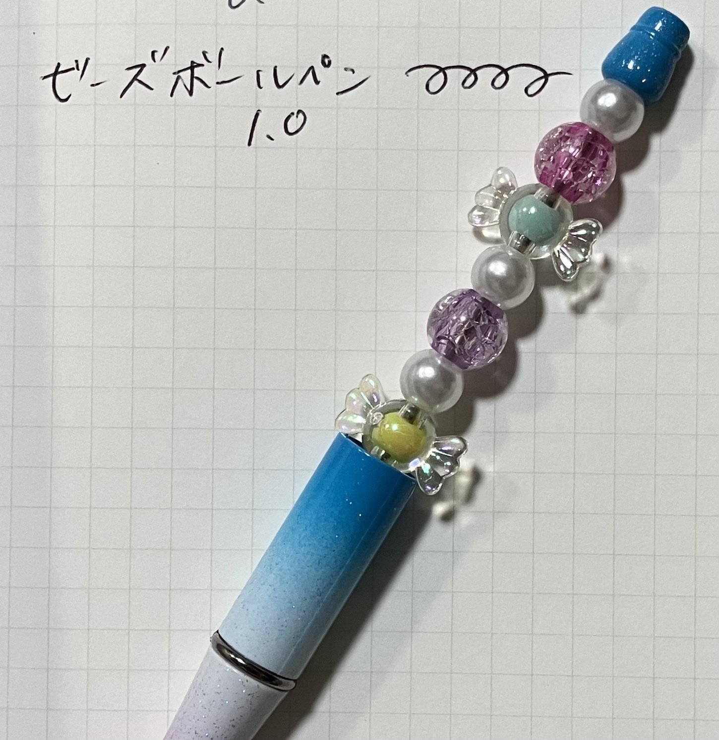 ✿23❤️ カスタムボールペン　人気　ボールペン　薔薇　ガラスビーズ　ハンドメイド ✿23❤️ カスタムボールペン 人気 ボールペン 薔薇 ガラスビーズ