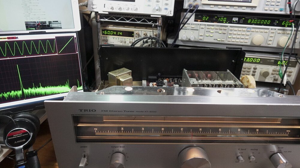 TRIO KT-8000 修理調整記録10｜BLUESS Laboratory