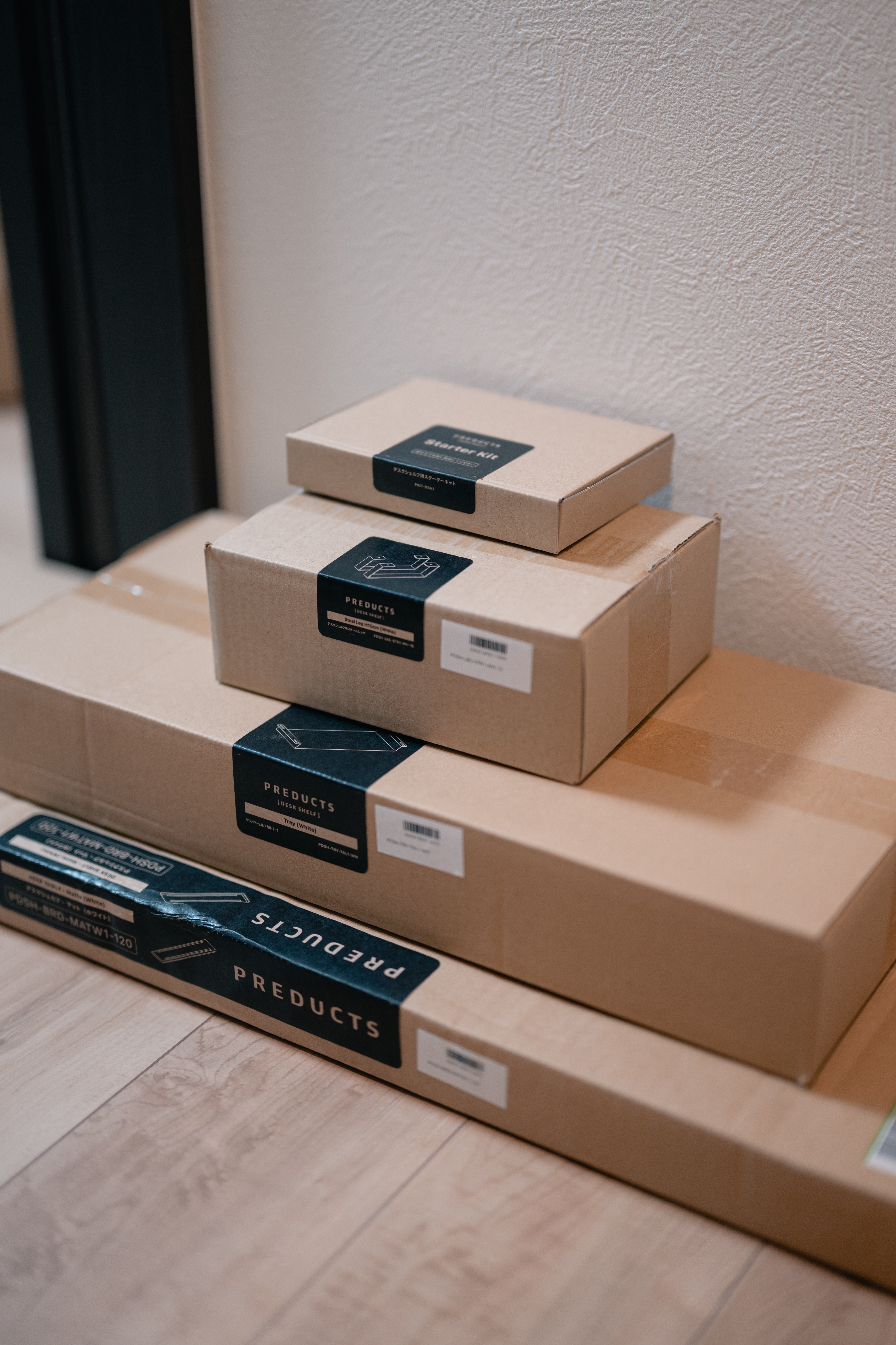 デスク環境整備#04 デスクシェルフとキーボード｜みかづき