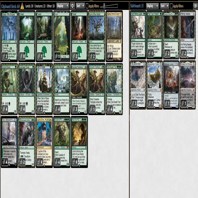 パイオニア】8ニクソス緑単信心について｜hashimo13