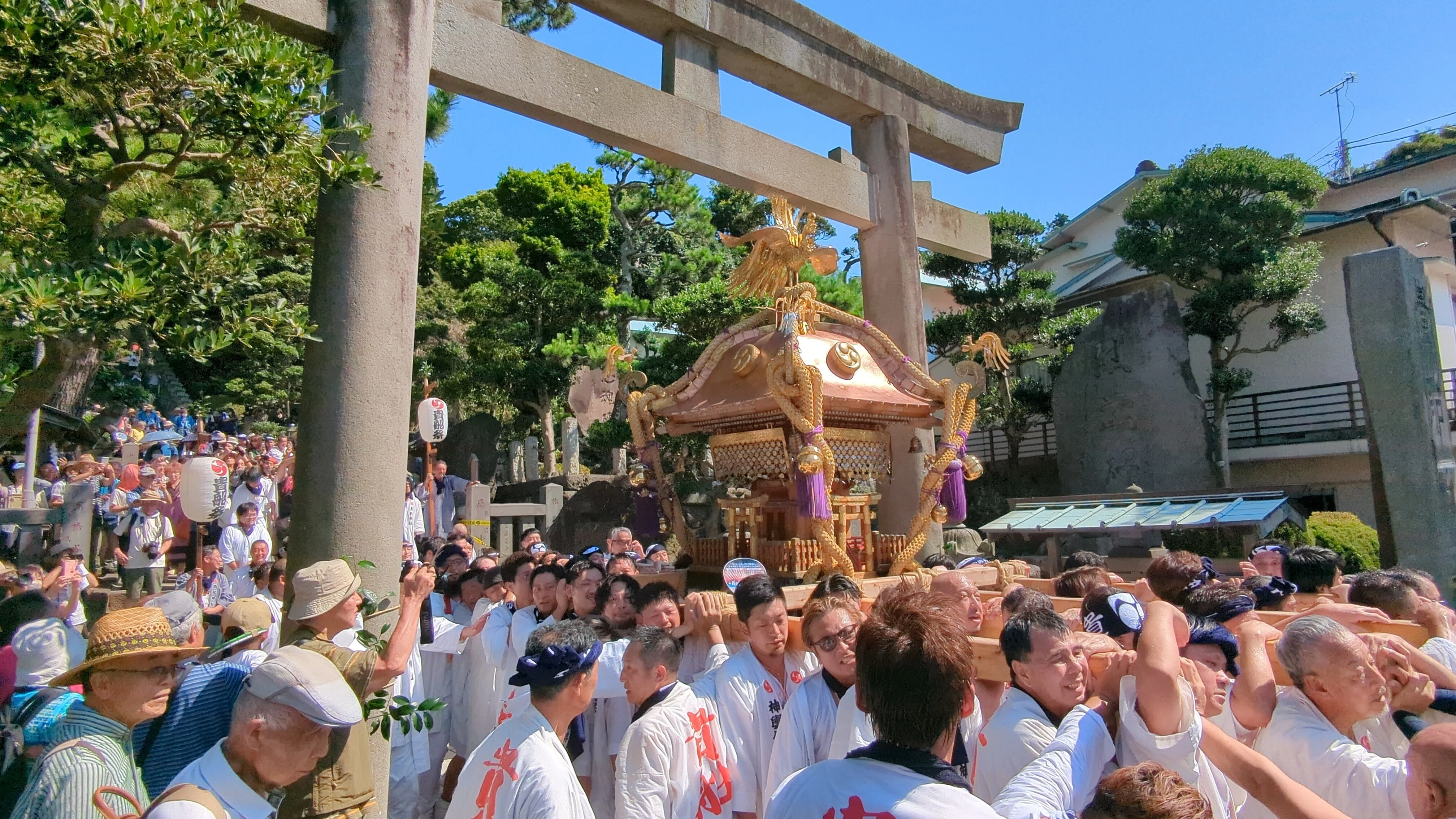 船水徳雄、【麻】、希少な額装用画集より、新品額装付、状態良好 令和6年度 真鶴・貴船まつり｜たくや