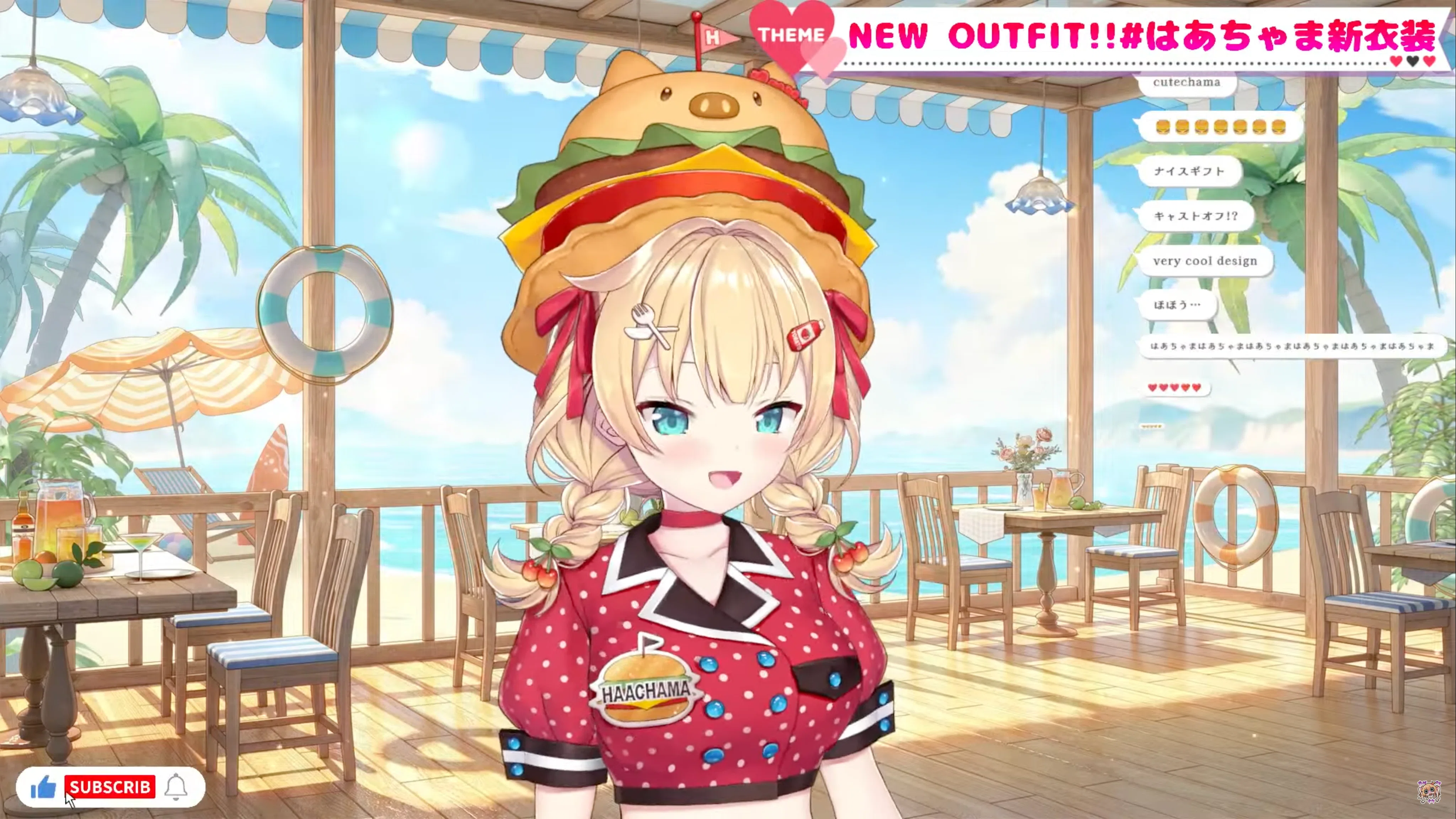 Vtuberレビュー】はあちゃまっちゃま〜！！NEW OUTFIT！！はあちゃま新 