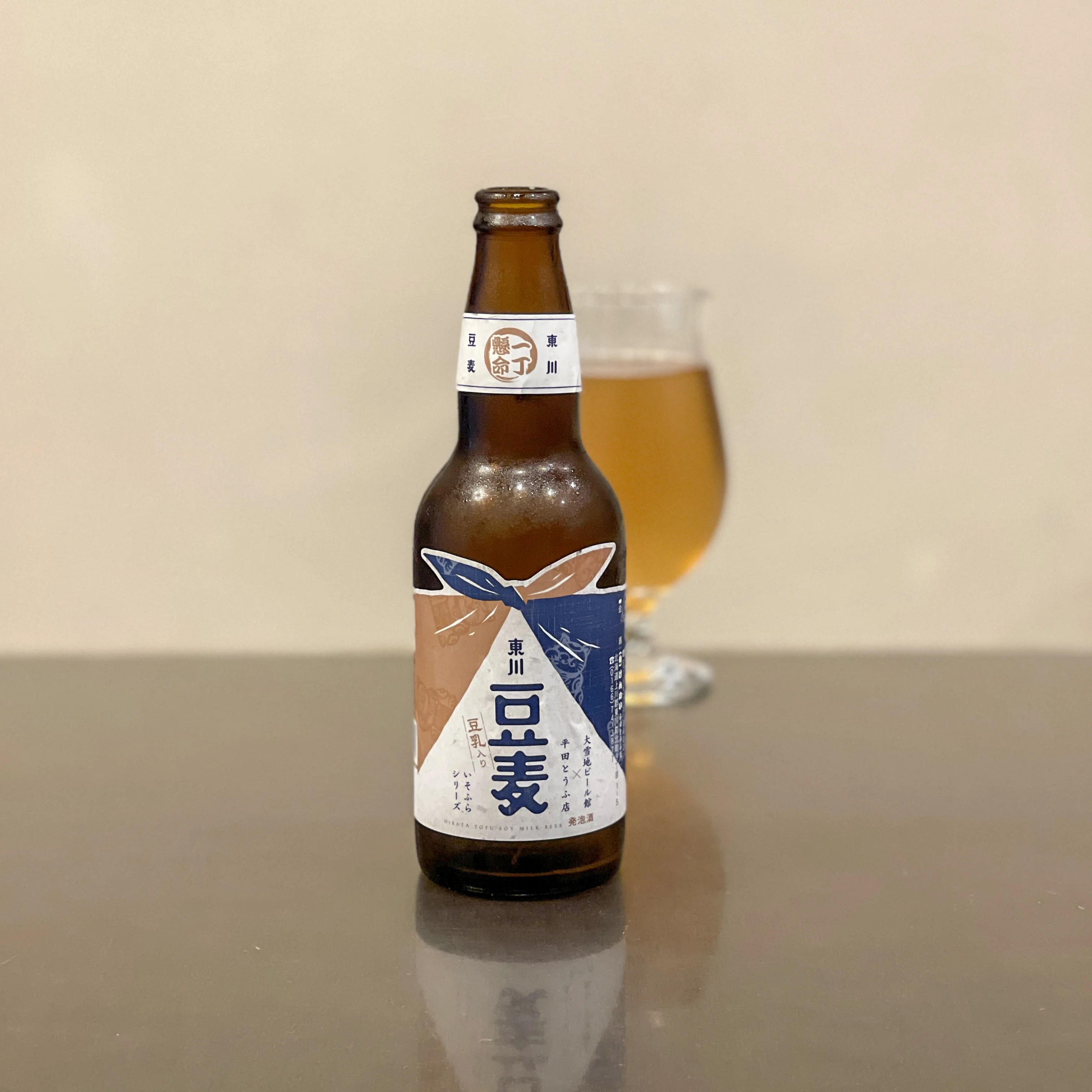 大雪地ビール（TAISETSU JI BEER）の「東川豆麦」｜yamashin0120