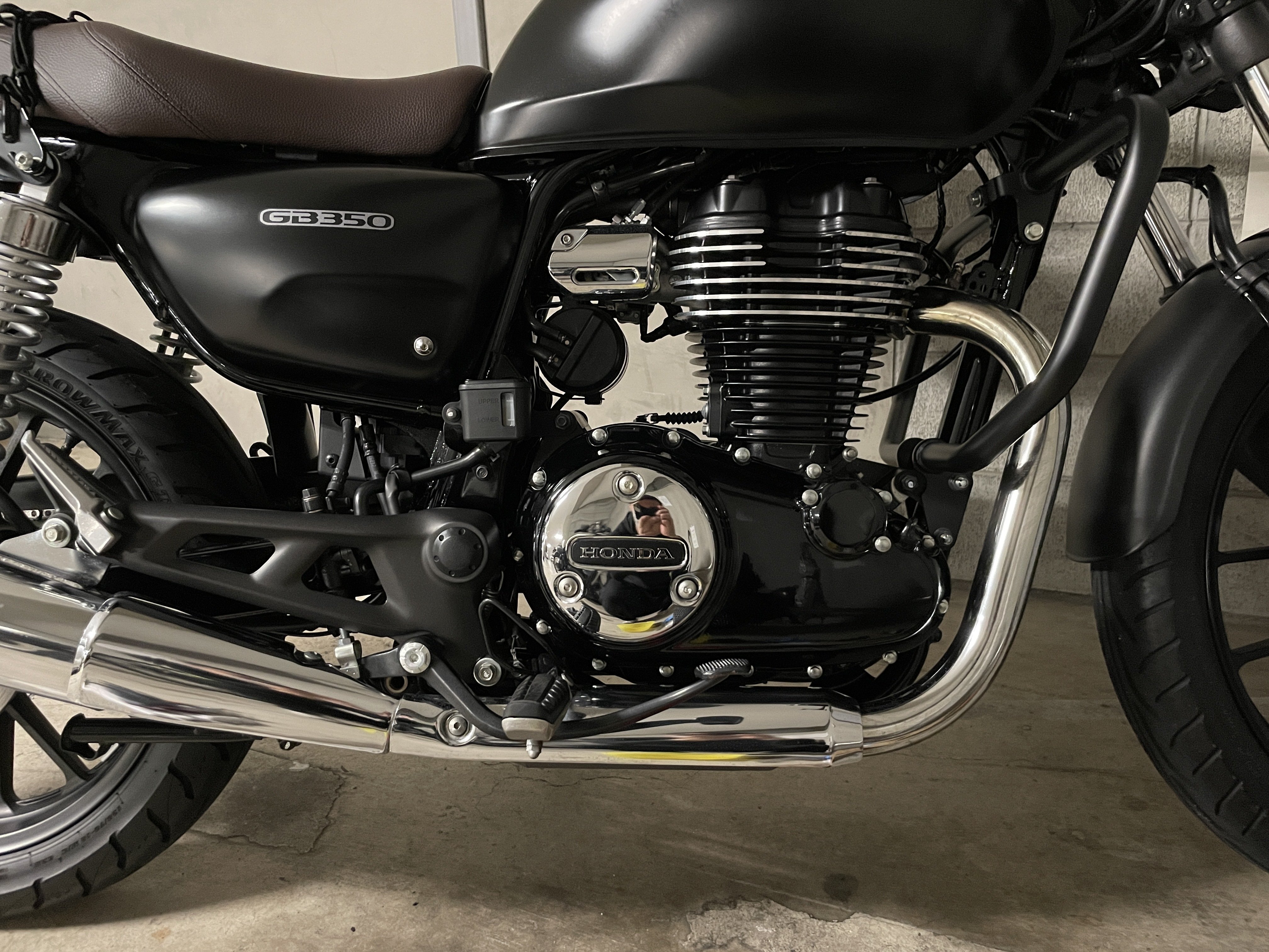 ホンダ GB350S 純正ヒートガード艶消し黒 サーモ バンテージ黒セット 新品 ホンダ GB350S 純正ヒートガード艶消し黒 サーモ バンテージ黒セット