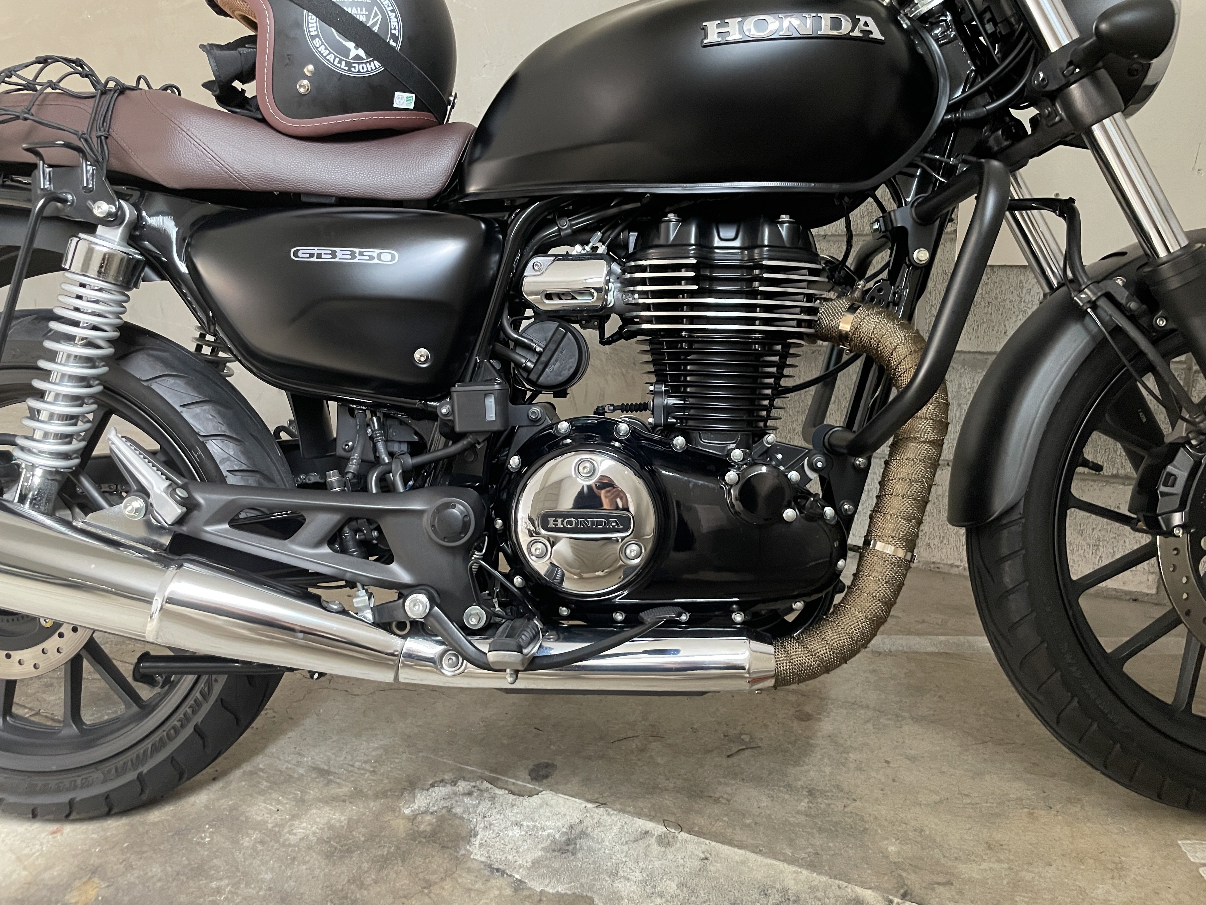 サーモバンテージの装着。【GB350】｜GB journey