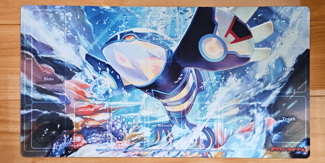 【状態A】ポケモンカードゲーム ラバープレイマット 海外版 ゲンシカイオーガ STAFF