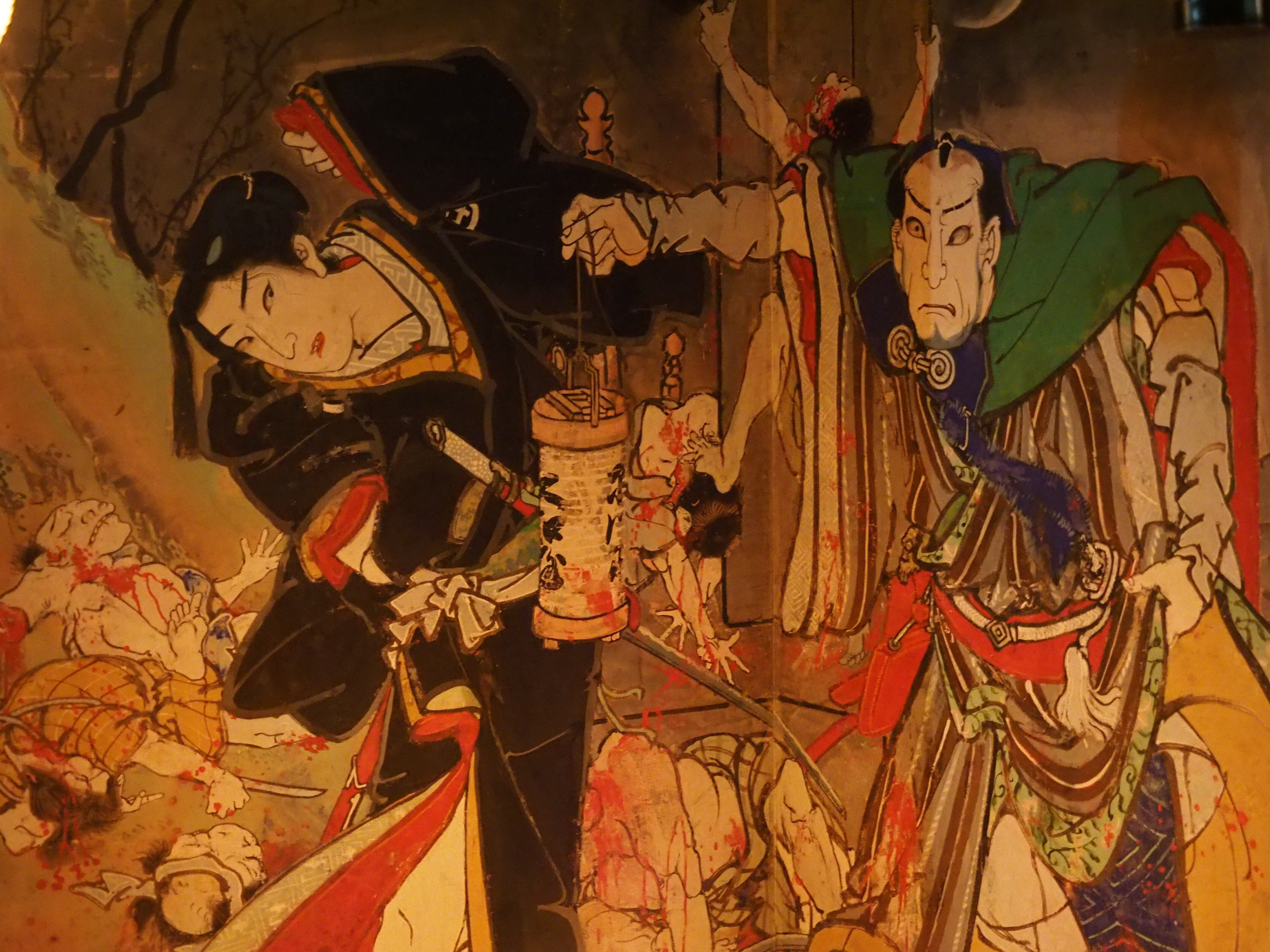 土佐赤岡の「絵金祭り」 ろうそくの光に浮かぶ芝居絵屏風｜中山道雄