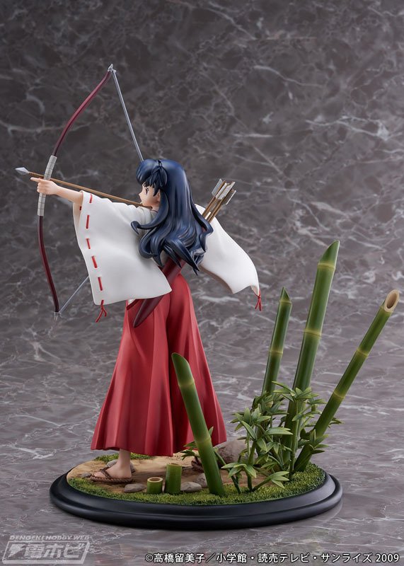 巫女服を纏った描き下ろしイラストを立体化！TVアニメ『犬夜叉』より