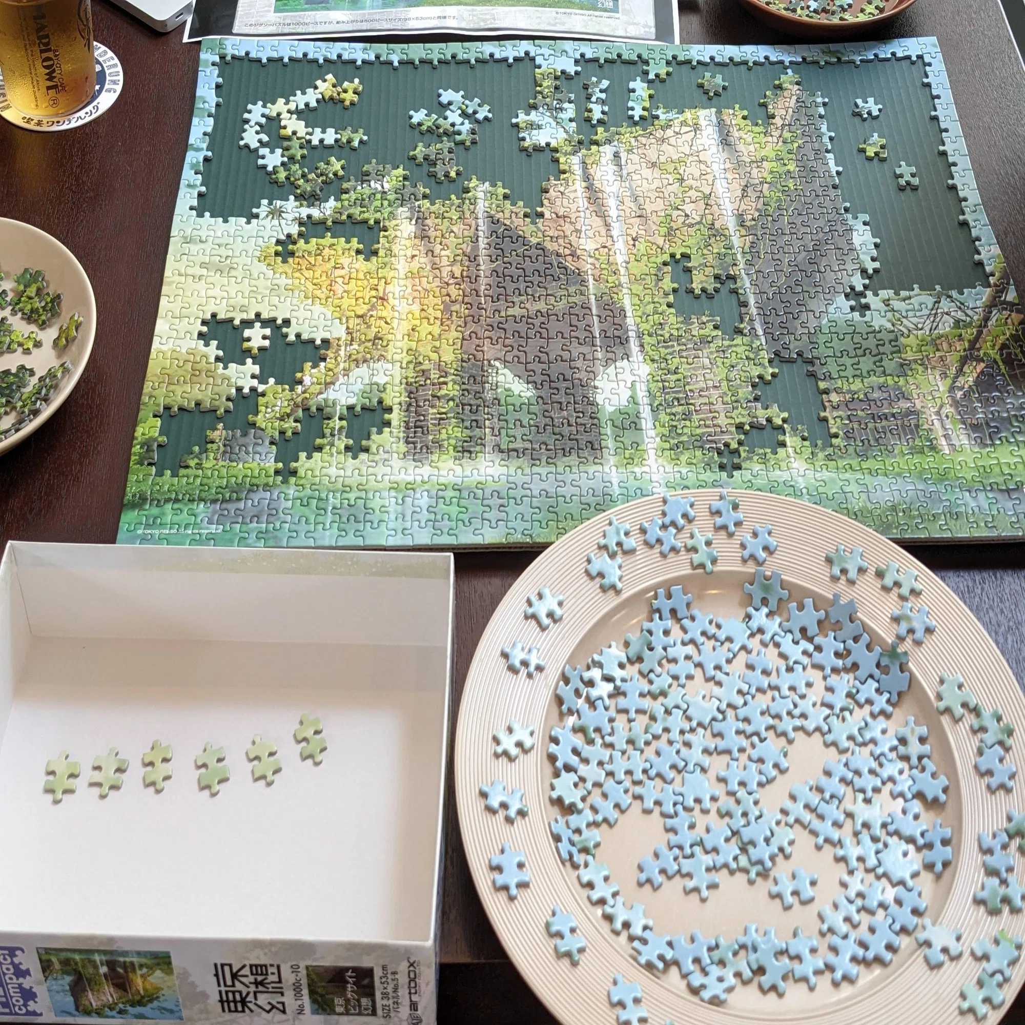 軽い気持ちで1000ピースのパズルに挑んだら大変なことになった【完成後 