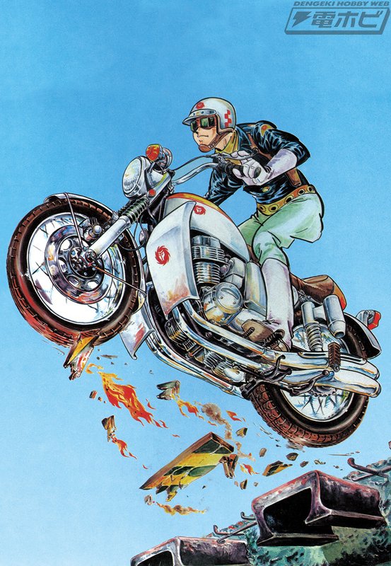 ワイルド7』の主人公・飛葉大陸のバイク「CB750FOUR」が、1/12スケール