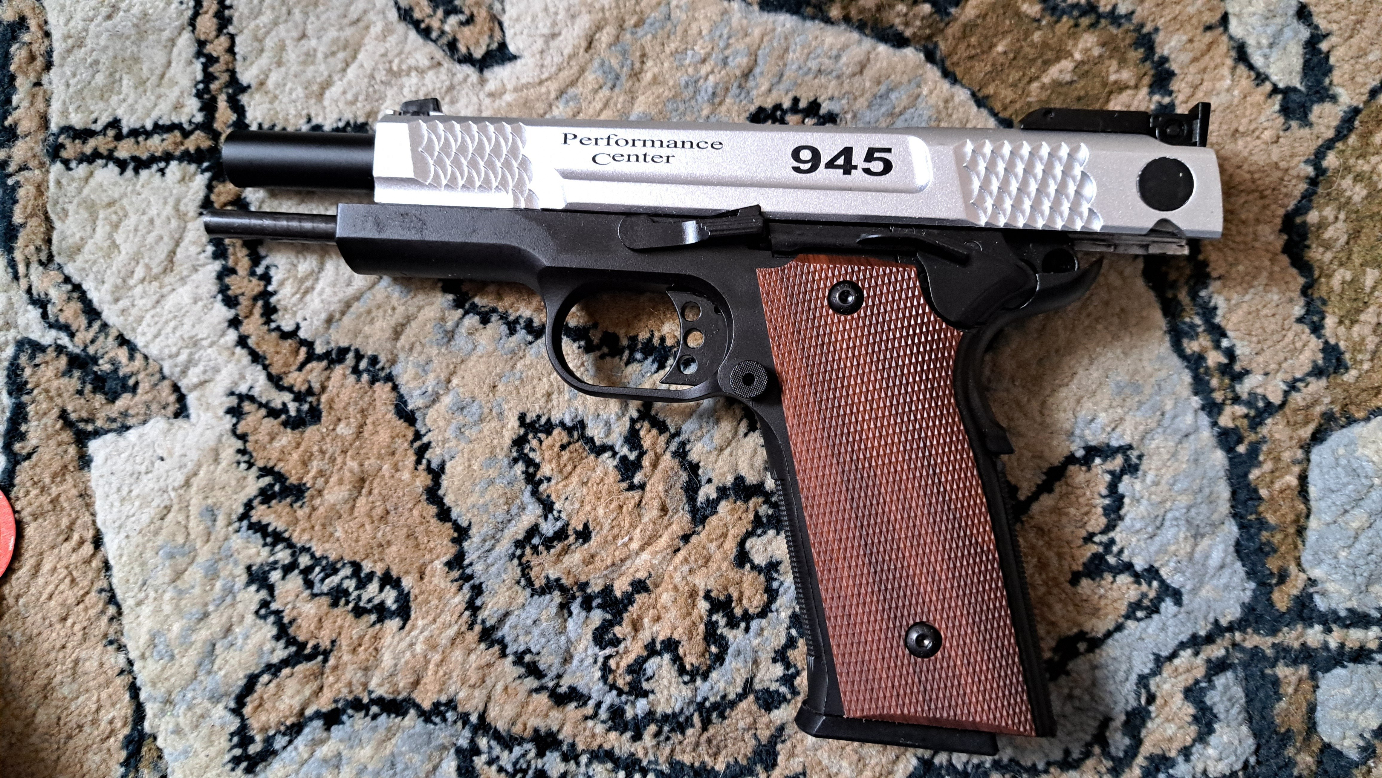 Double Bell S&W M945(2ndロット)シルバースライド ガスガン