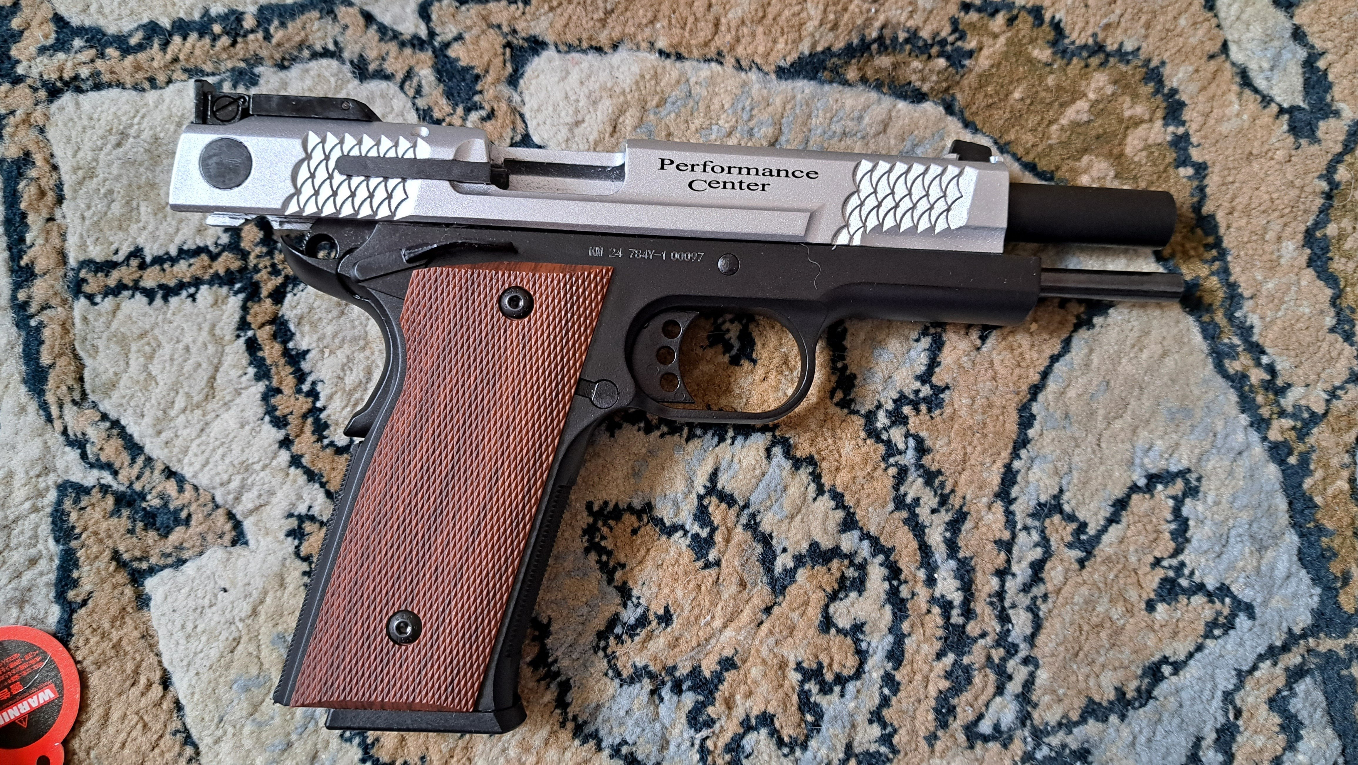 Double Bell S&W M945(2ndロット)シルバースライド ガスガン