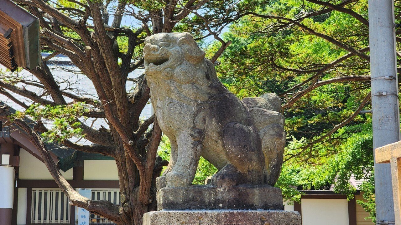 岩内神社の狛犬・手水鉢が岩内町文化財に指定されました｜北海道いわ