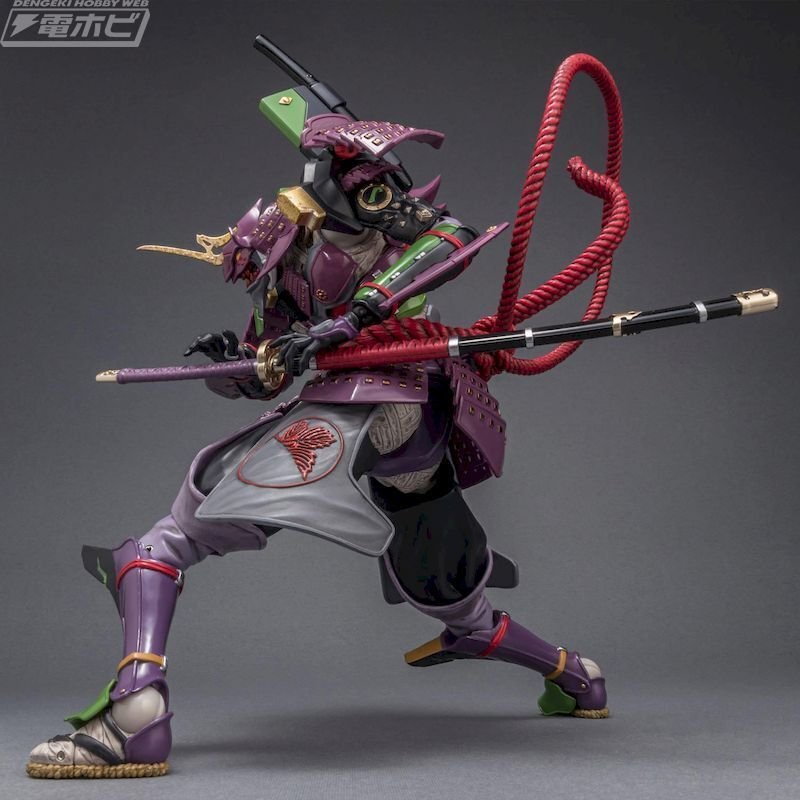 鎧武者姿の「エヴァンゲリオン初号機」が出陣!!千値練のアクション