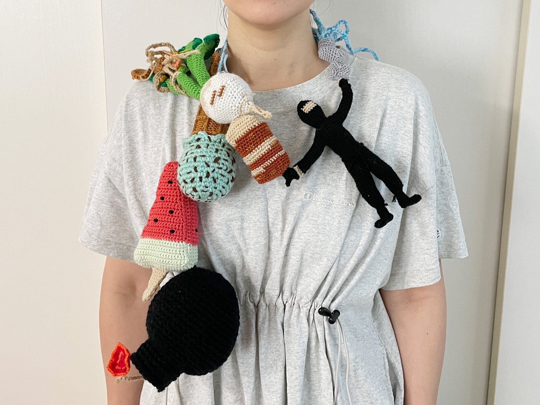 しりとりをしながらマフラーを編もう｜さくらいみか