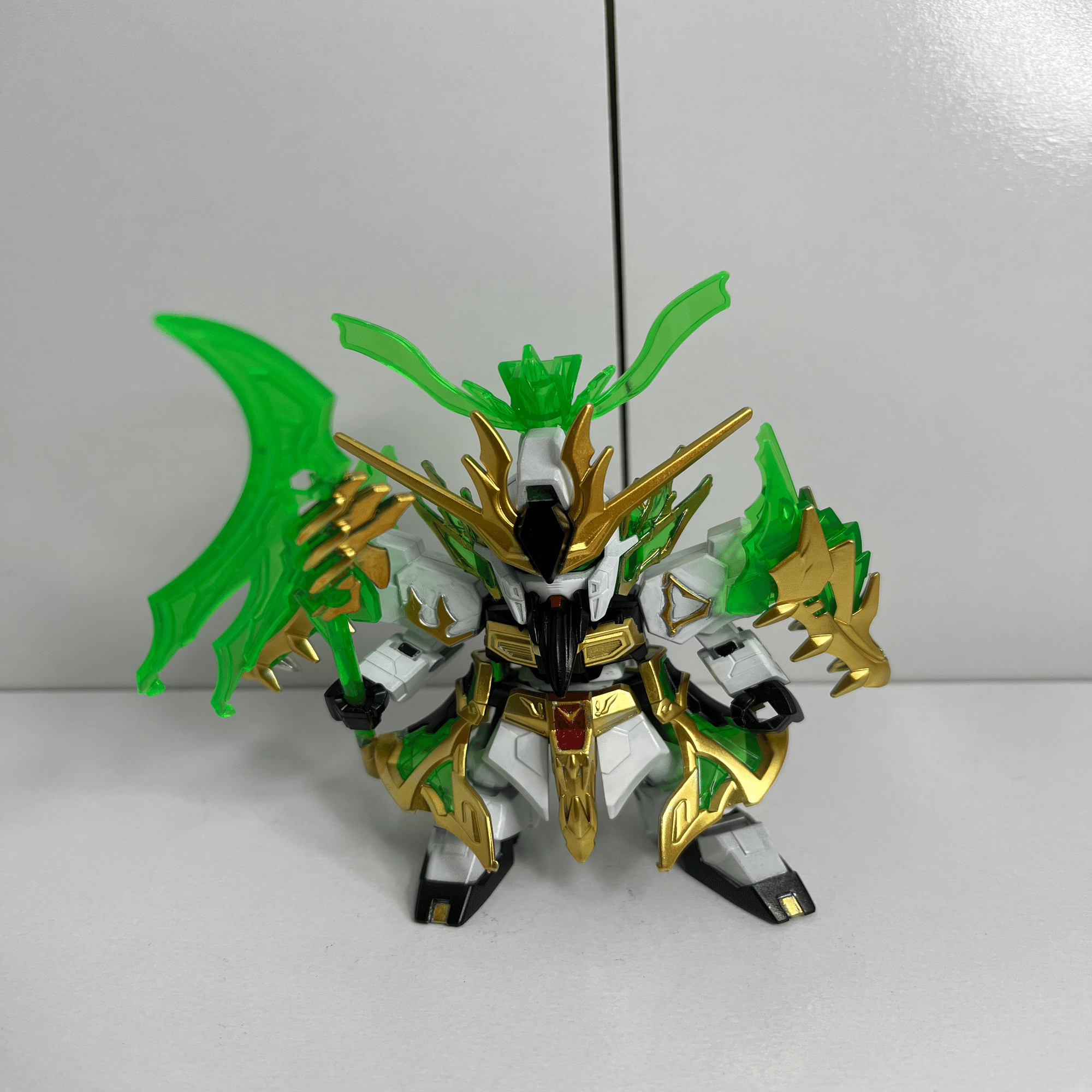 NO.2 SDガンダム 三国創傑伝 関羽雲長νガンダム 全塗装計画【完成編