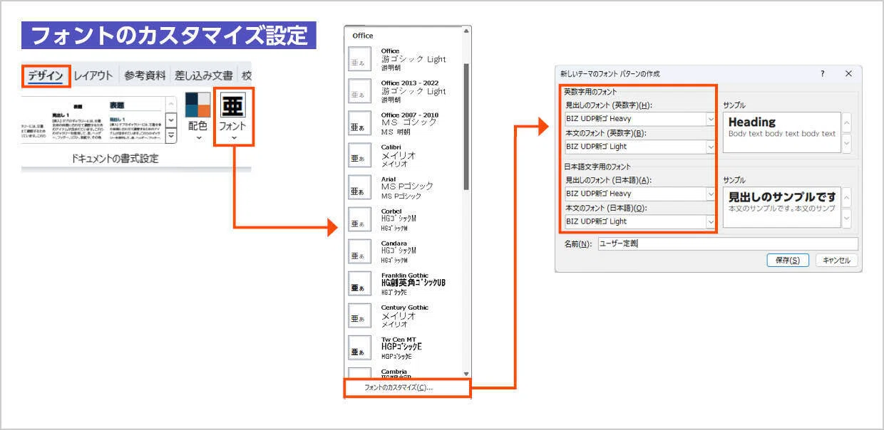 フォントの組み合わせ［Word資料作成術］｜モリサワ note編集部