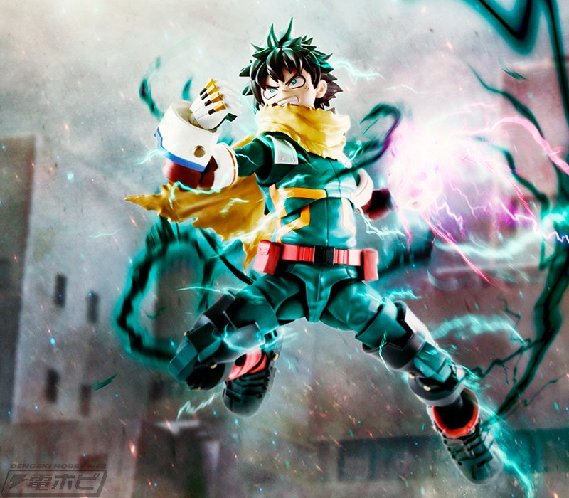 僕のヒーローアカデミア』緑谷出久がS.H.Figuartsでアクション
