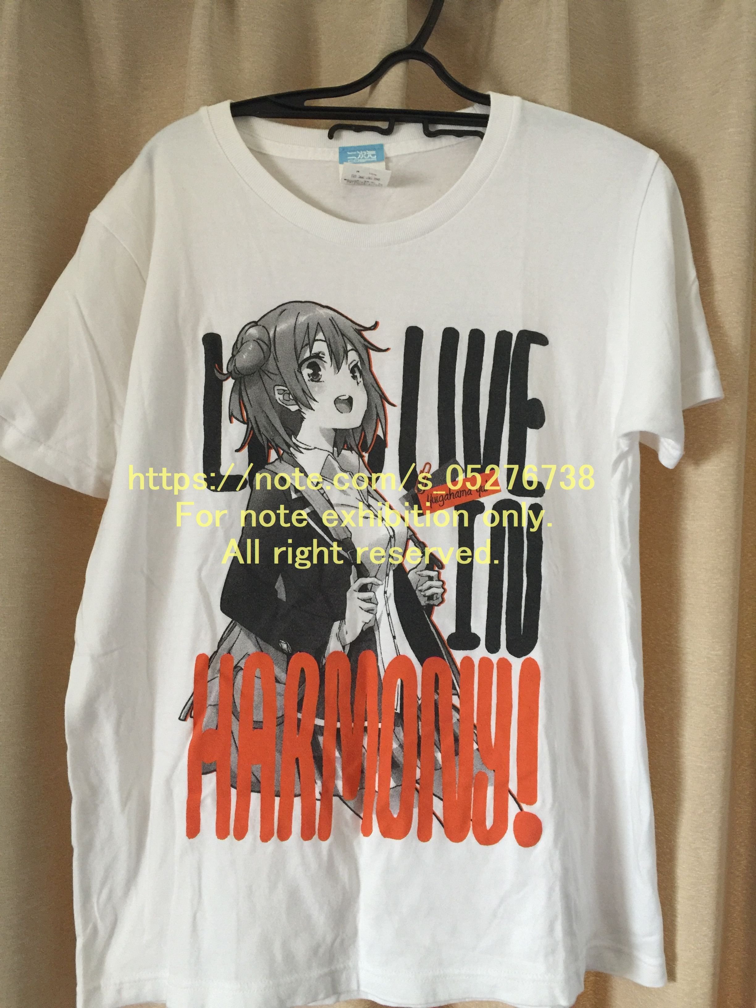 ⭐️新品未開封•匿名配送⭐️フルカラープリントTシャツ　由比ヶ浜結衣　俺ガイル やはり俺の青春ラブコメはまちがっている。」由比ヶ浜結衣のTシャツ