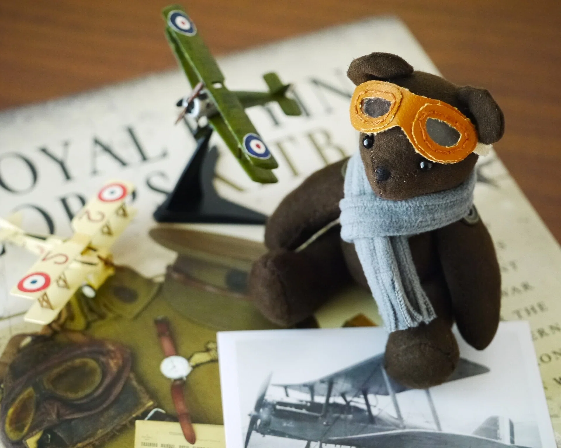 【一点もの】Toy Field ぬいぐるみ:くまライダー　手作りテディベア 一点もの】Toy Field ぬいぐるみ:くまライダー 手作りテディベア