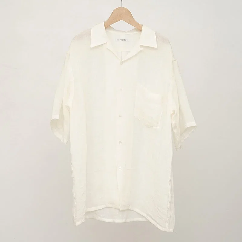 夏を快適に過ごせるドSリネンシャツ【MAATEE&SONS マーティーアンド