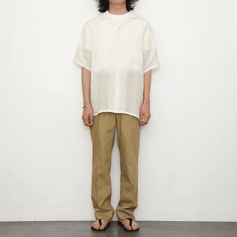 夏を快適に過ごせるドSリネンシャツ【MAATEE&SONS マーティーアンド