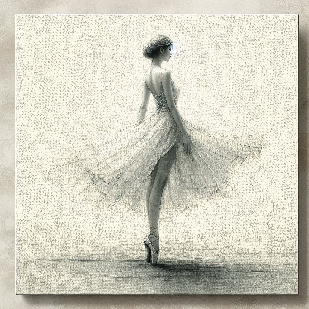 黙示録: キャンバスの詩: ミニマルなバレリーナ｜Books Channel