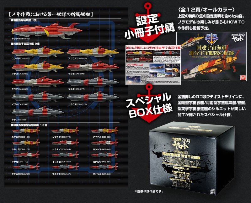 1/1000 国連宇宙海軍 連合宇宙艦隊 メ号作戦セット プレミアムバンダイ限定】1/1000 国連宇宙海軍 連合宇宙艦隊 メ